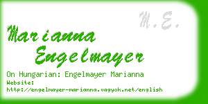 marianna engelmayer business card